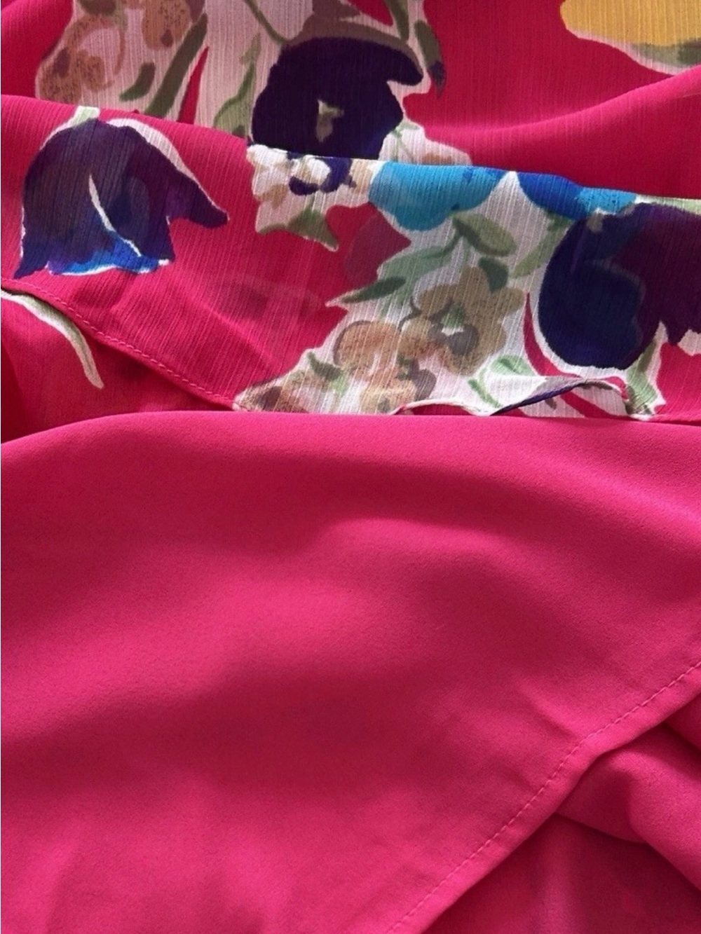 Ralph Lauren sleeveless floral dress with ruffle. Womens size 16 - Picture 4 of 4